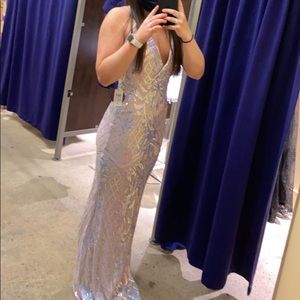 Long sequin gown